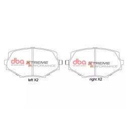 Kit freno DBA delantero 255 mm (4000 T3 + Xtreme Performance) para Mazda MX-5 NA/MX-5 NB