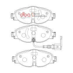 Kit freno DBA delantero 312 mm (4000 T3 + Xtreme Performance) para Volkswagen Polo AW