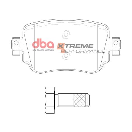 Kit freno DBA trasero 272 mm (4000 T3 + Xtreme Performance) para Audi A1 GB; Volkswagen Polo AW