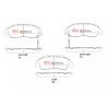 Kit freno DBA delantero 282 mm (4000 T3 + Xtreme Performance) para Honda Civic/Integra/Legend/Prelude