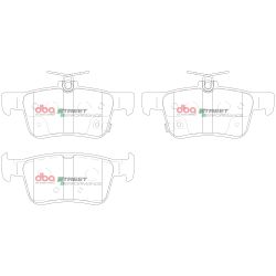 Kit freno DBA trasero 305 mm (4000 T3 + Street Performance) para Honda Civic Type R FK8