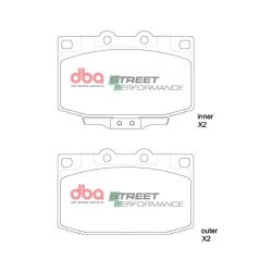 Kit freno DBA delantero 294 mm (4000 T3 + Street Performance) para Mazda RX-7 FD