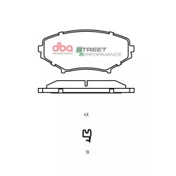 Kit freno DBA delantero 323 mm (4000 T3 + Street Performance) para Mazda RX-8 SE3P