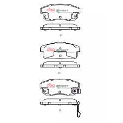Kit freno DBA trasero 302 mm (4000 T3 + Street Performance) para Mazda RX-8 SE3P