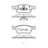 Kit freno DBA delantero 278 mm (4000 T3 + Street Performance) para Ford Fiesta MK8