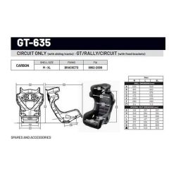 Asiento Sabelt GT-635 FIA 8862-2009