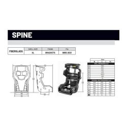 Asiento Sabelt Spine FIA 8855-2021