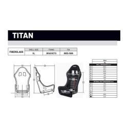 Asiento Sabelt Titan Max FIA 8855-1999