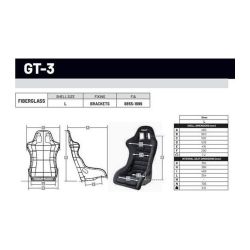 Asiento Sabelt GT-3 FIA 8855-1999