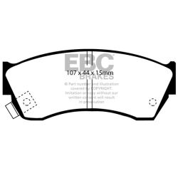 Forma de la pastilla EBC DP762 (referencia visual)