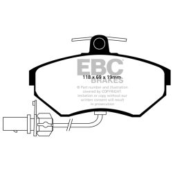 Forma de la pastilla EBC DP1351 (referencia visual)