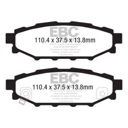 Forma de la pastilla EBC DP1584 (referencia visual)