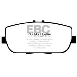 Forma de la pastilla EBC DP1775 (referencia visual)