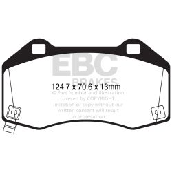 Forma de la pastilla EBC DP2286 (referencia visual)
