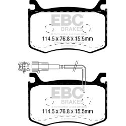 Forma de la pastilla EBC DP2392 (referencia visual)