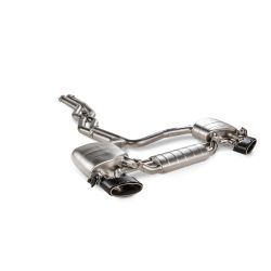 Escape completo Evolution Line de titanio Akrapovič (con OPF/GPF) Audi RS 6 Avant (C8) desde 2020