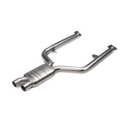 Tubos intermedios Evolution (link pipe) de acero inoxidable largos Akrapovič BMW M2 Coupé (G87) desde 2023