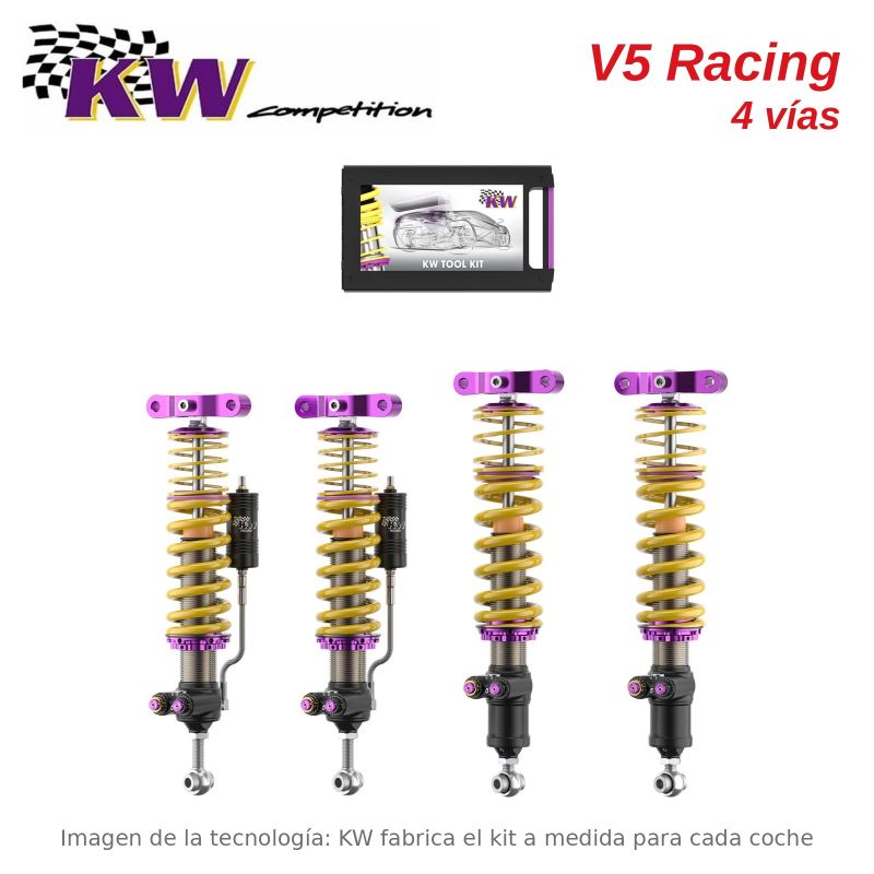 Suspensión KW Competition V5 Racing 4 vías BMW Serie 3 F30