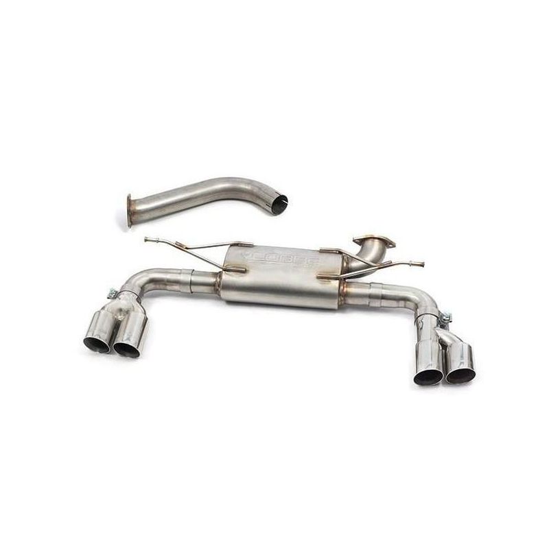 Silenciador trasero estilo M4 Cobra Sport BMW 420d F32, F33 y F36 (2013-2020)