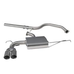Escape cat-back Cobra Sport Audi A3 8P 3 puertas, 2.0L TDI 140, 2WD, doble cola (2003-2008)