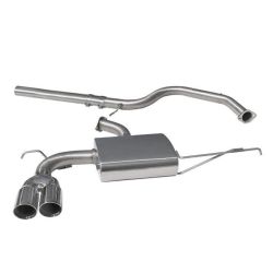 Escape cat-back Cobra Sport Audi A3 8P 3 puertas, 2.0L TDI 170, 2WD, doble cola (2008-2012)