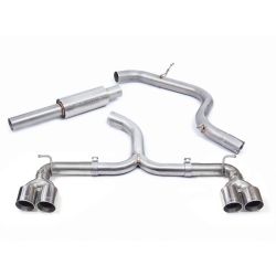 Escape cat-back de cuatro salidas Venom (sin silenciador trasero) Cobra Sport Volkswagen Golf 7 GTI 2.0L TSI (2012-2017)