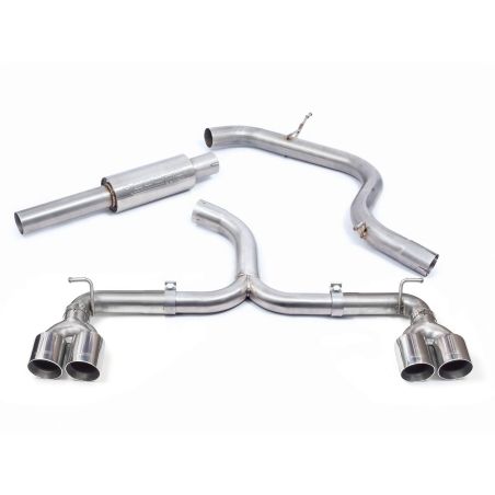 Escape cat-back de cuatro salidas Venom (sin silenciador trasero) Cobra Sport Volkswagen Golf 7 GTI 2.0L TSI (2012-2017)