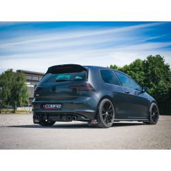 Escape cat-back de cuatro salidas Venom (sin silenciador trasero) Cobra Sport Volkswagen Golf 7 GTI 2.0L TSI (2012-2017)