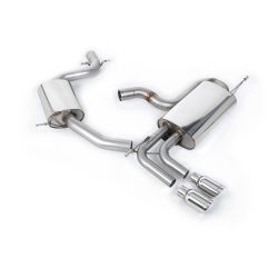 Escape cat-back resonado homologado ECE Milltek Sport VW Golf Mk5 GTi Edition 30 2.0T (06-09)