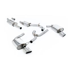Escape cat-back resonado homologado ECE Milltek Sport Seat León ST Cupra 300 (sin GPF) (17-18)