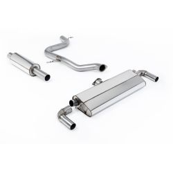 Escape cat-back resonado homologado ECE Milltek Sport VW Golf Mk7.5 GTI (con Performance Pack, sin GPF) (17-18)