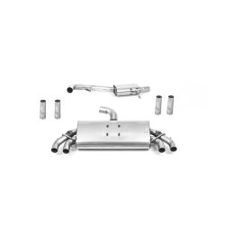 Escape OPF-back resonado homologado ECE Milltek Sport Audi S3 8V.2 (19-20) (Sedán y Cabrio)