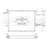 Radiador de aluminio Koyorad BMW Serie 3 E36 (6 cilindros, incl. M3)