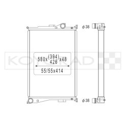 Radiador de aluminio Koyorad BMW M3 E46