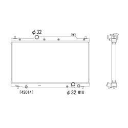 Radiador de aluminio Koyorad Honda Civic Type R EP3