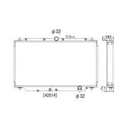 Radiador de aluminio Koyorad Honda Prelude BB1-BB4