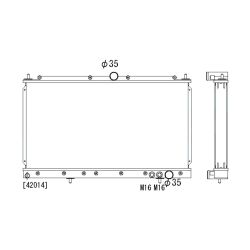 Radiador de aluminio Koyorad Mitsubishi 3000 GT