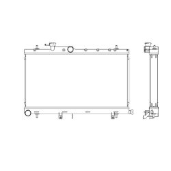 Radiador de aluminio Koyorad Subaru Impreza GD WRX y STI