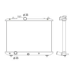 Radiador de aluminio Koyorad Suzuki Swift Sport ZC31S