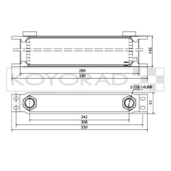 Enfriador de aceite universal Koyorad