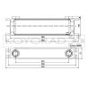 Enfriador de aceite universal Koyorad