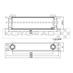 Enfriador de aceite universal Koyorad
