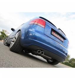 AUDI A3 8P / 2.0 TFSI / 2WD / 3 & 5 Door 2004-12 Cobra Sport Turbo Back Exhaust (Sports Catalyst / Resonater)