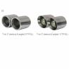 AUDI A3 8P / 2.0 TFSI / 2WD / 3 & 5 Door 2004-12 Cobra Sport Turbo Back Exhaust (Sports Catalyst / Resonater)