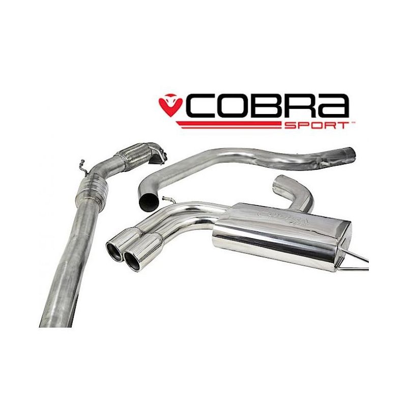 Escape turbo-back Cobra Sport Audi A3 8P 3 puertas, 2.0L TFSI, 2WD (2003-2012)