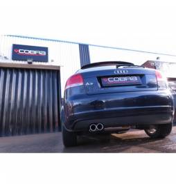 Audi A3 (8P) 2.0 TFSI Quattro (3 Door) 2004-12 Cobra Sport / Cat Back Exhaust (Resonated)