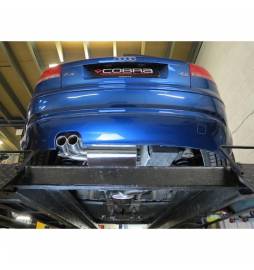 Audi A3 (8P) V6 3.2 Quattro 2003-12 Cobra Sport / Cat Back Exhaust (3 Door) (Resonated)
