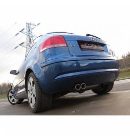 Audi A3 (8P) V6 3.2 Quattro 2003-12 Cobra Sport / Cat Back Exhaust (5 Door) (Resonated)