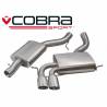 Audi A3 (8P) V6 3.2 Quattro 2003-12 Cobra Sport / Cat Back Exhaust (5 Door) (Resonated)