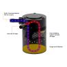 Catch can (recuperador de aceite) Mishimoto Ford Focus ST MK3